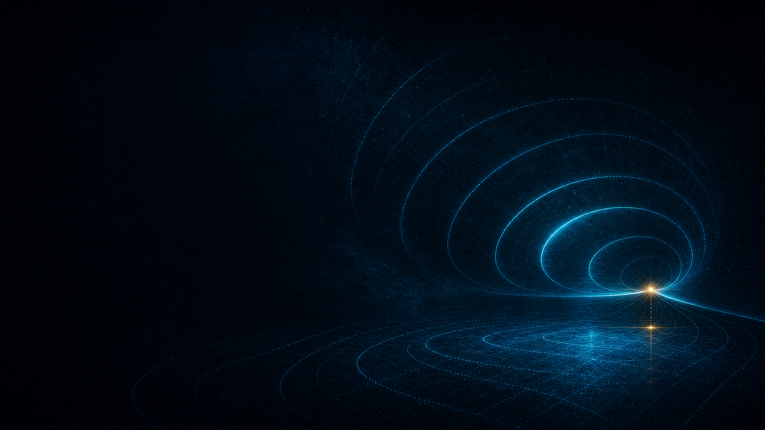 Abstract financial path converging on a narrow central peak between two outer wing boundaries
